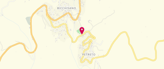 Plan de Station Vito Santoni, Route N 196, 20140 Petreto-Bicchisano