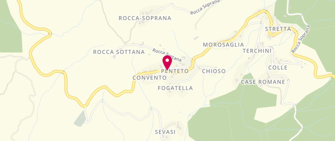 Plan de TotalEnergies STATION COGNETTI-VITA, Rt20, 20218 Ponte Leccia