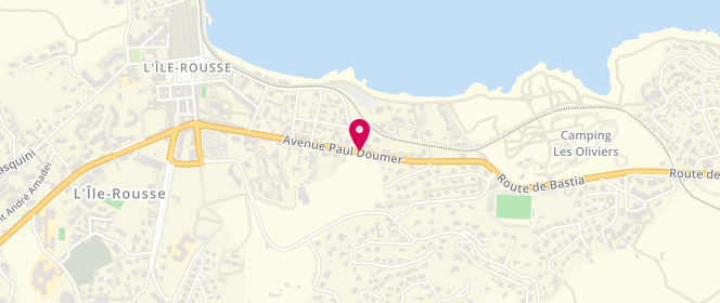 Plan de Vito Dynes - Relais de la Pietra, 29, Avenue Pdt Paul Doumer, 20220 L'Île-Rousse