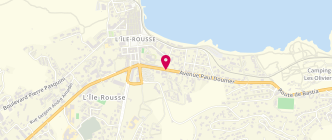 Plan de Esso Ile Rousse, Avenue Paul Doumer, 20220 L'Île-Rousse