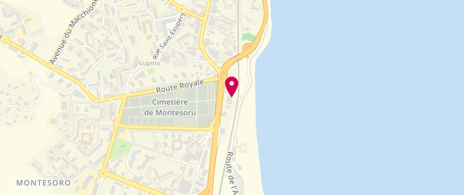 Plan de Station Vito Faillace, Avenue Sampiero Corso - Route Nationale 193, 20600 Bastia