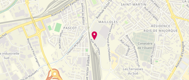 Plan de Leclerc 036. SODICAT - Perpignan, Avenue Victor Dalbiez, 66000 Perpignan