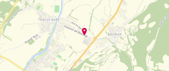 Plan de Carrefour Market, Route de Vielle Aure, 65170 Bourisp