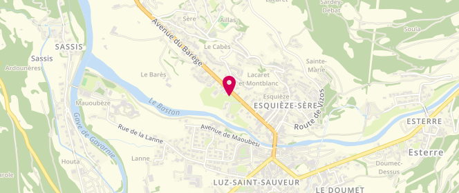 Plan de Carrefour market relais des pyrenees, 21 Avenue du Barege, 65120 Esquièze-Sère