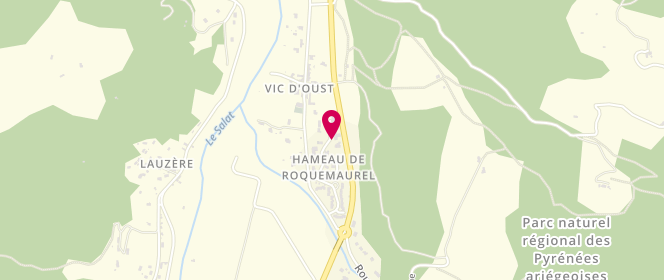 Plan de TotalEnergies ETS ROZES, Hameaux de Roquemaurel, 09140 Oust