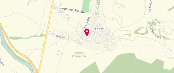 Plan de Intermarche Accous, Le Bourg, 64490 Accous