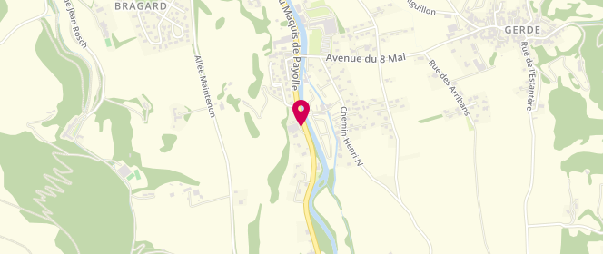 Plan de Access - TotalEnergies, Route des Cols, 65200 Bagnères-de-Bigorre