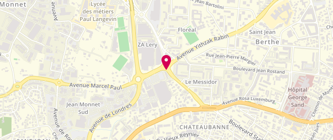 Plan de Leclerc SEYDIS SHO, Quartier Lery, 83500 La Seyne-sur-Mer