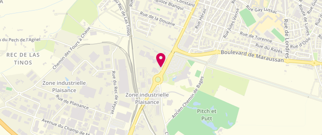 Plan de Access - TotalEnergies, Avenue du General Leclerc, 11100 Narbonne