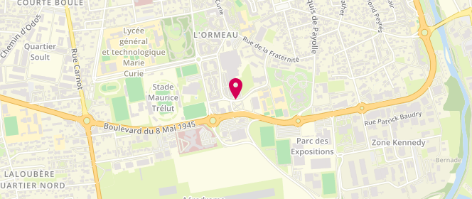 Plan de Leclerc 012. ORMEAUDIS - Tarbes, 1 Rue Jean Perrin, 65000 Tarbes