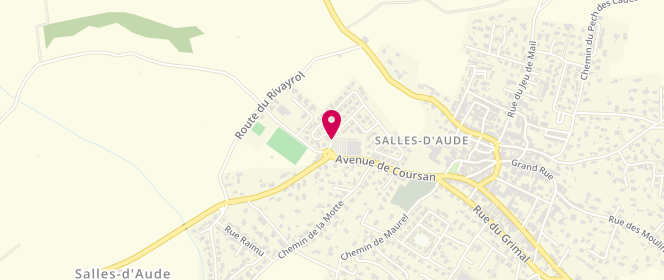 Plan de Intermarche Salles d'Aude, Route de Coursan, 11110 Salles-d'Aude