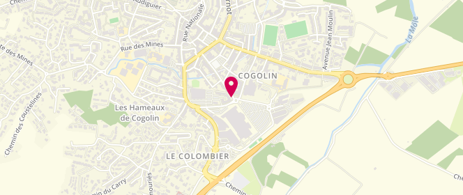 Plan de E.leclerc, Avenue Sigismond Coulet, 83310 Cogolin
