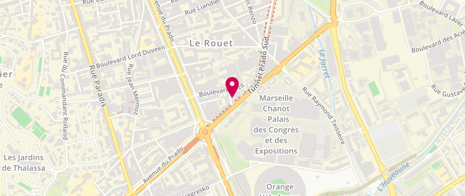 Plan de TotalEnergies RELAIS PARC CHANOT, 35/37 Boulevard Rabatau, 13008 Marseille