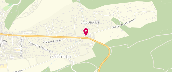Plan de Carrefour Contact, 27 Chemin de la Curasse, 13780 Cuges-les-Pins
