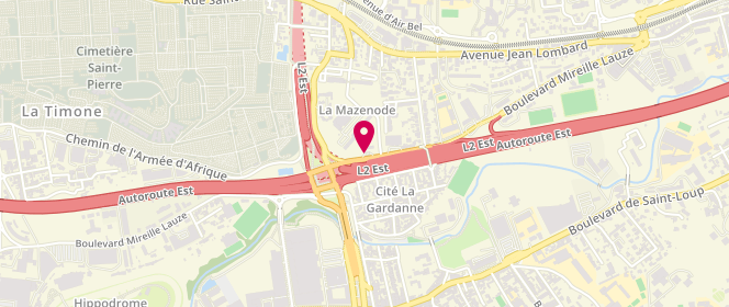Plan de Access - TotalEnergies, 359 boulevard Mireille Lauze, 13011 Marseille