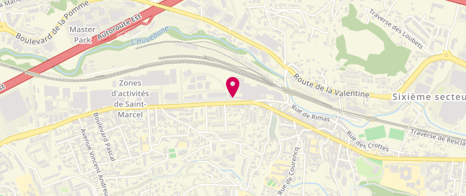 Plan de Carrefour contact Saint-Marcel 11e, 73 Boulevard de Saint-Marcel, 13011 Marseille