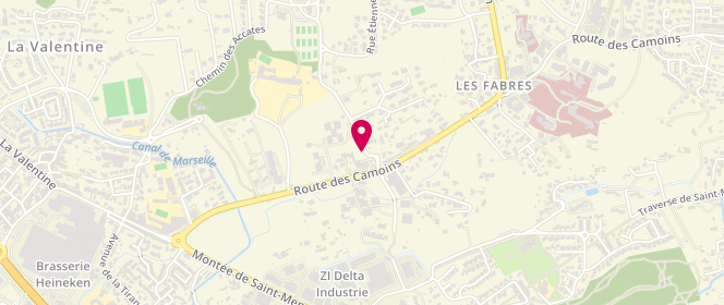 Plan de Carrefour Contact Les Camoins, 73 Route des Camoins, 13011 Marseille