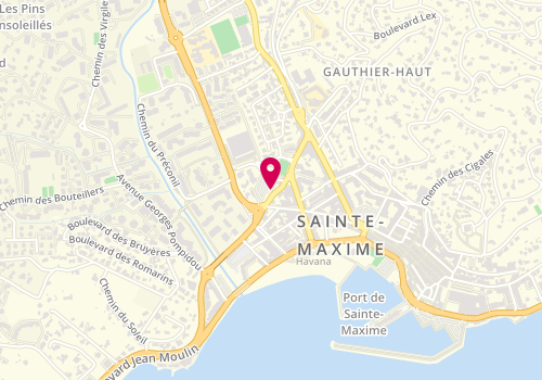 Plan de Market, Place Jean Mermoz, 83120 Sainte-Maxime