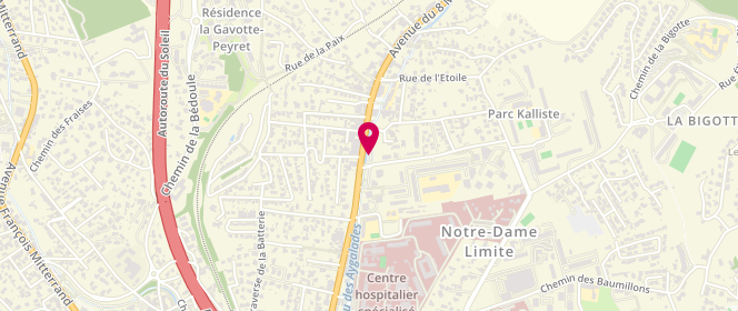 Plan de Esso N.D Limite, 437 Avenue de Saint-Antoine, 13015 Marseille