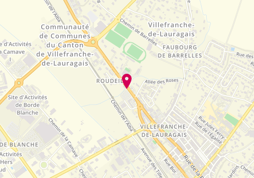 Plan de Esso Lauragais, 170 Avenue de la République, 31290 Villefranche-de-Lauragais