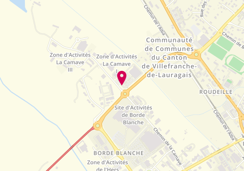 Plan de Intermarché JEMANO, Chemin de la Camave, 31290 Villefranche-de-Lauragais