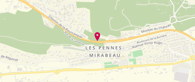 Plan de L.R.D.P, 1513 Route Départementale 113, 13170 Les Pennes-Mirabeau