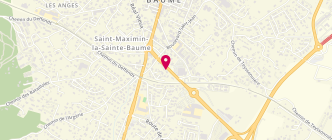 Plan de Access - TotalEnergies, Rn.7 Route de Nice, 83470 Saint Maximin