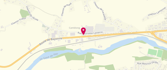 Plan de Leclerc ORTHEZ-DISTRIBUTION, 419 Route de Bayonne, 64300 Orthez