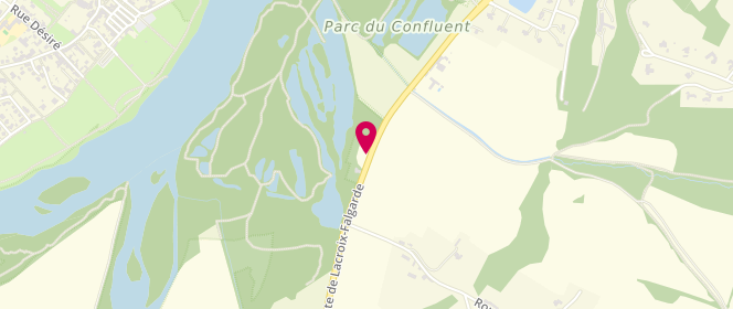Plan de Access - TotalEnergies, Route de Lacroix Falgarde, 31120 Portet-sur-Garonne