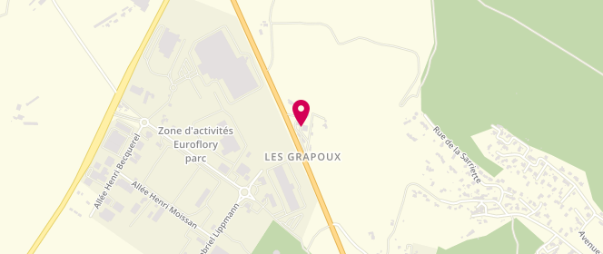 Plan de Access - TotalEnergies, Route Départementale 113 - Les Grapoux, 13130 Berre-l'Étang