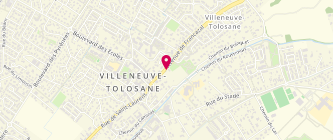 Plan de Access - TotalEnergies, 8 Avenue de Francazal, 31270 Villeneuve-Tolosane