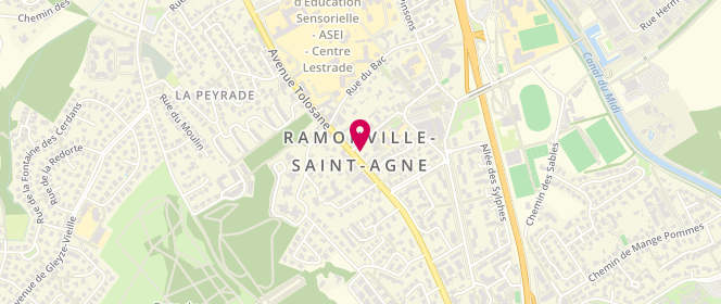 Plan de Avia Ramonville Saint Agne, Avenue Tolosane, 31520 Ramonville-Saint-Agne