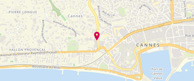 Plan de Esso Cannes Vallombrosa, 19-21 Boulevard Vallombrosa, 06400 Cannes
