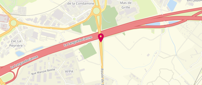 Plan de Carrefour St-Jean de Vedas, Route de Sète, 34430 Saint-Jean-de-Védas