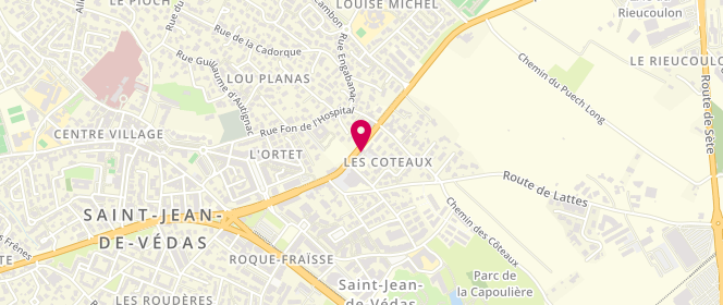 Plan de Access - TotalEnergies, 26, Route de Montpellier Route Nationale 113, 34430 Saint-Jean-de-Védas