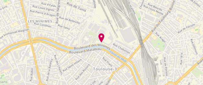 Plan de Access - TotalEnergies, 20 Boulevard des Minimes, 31200 Toulouse