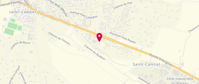 Plan de Mv distribution u express, Espace Daumas, 13760 Saint-Cannat