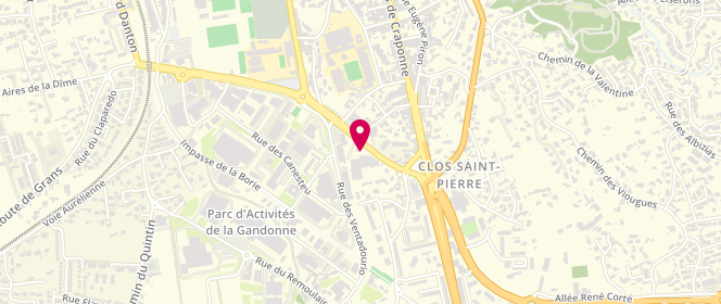 Plan de Access - TotalEnergies, 666 Boulevard du Roy Rene, 13300 Salon-de-Provence