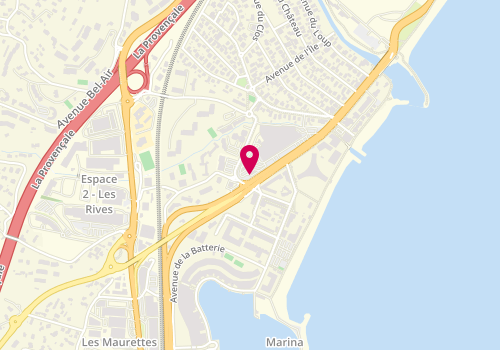 Plan de Intermarché CALAO 133, Route du Bord de Mer, 06270 Villeneuve-Loubet