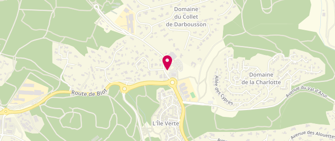 Plan de Carrefour Market, Chemin du Darbousson, 06560 Valbonne