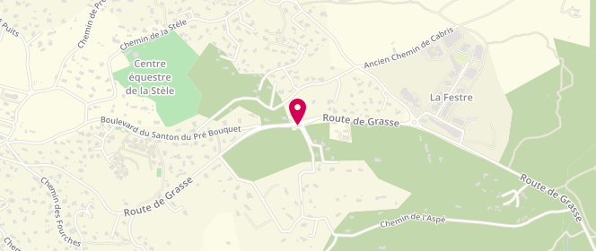 Plan de Carrefour Contact, Route de Grasse, 06530 Saint-Cézaire-sur-Siagne