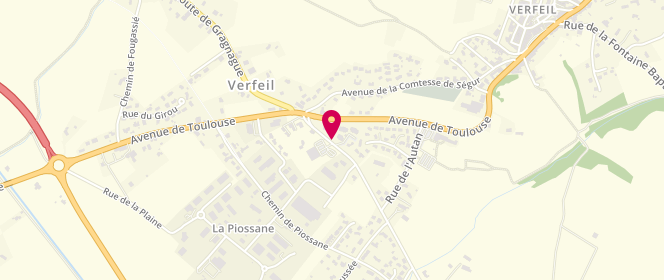 Plan de Sa Perver Intermarche Verfeil, Route de Puylaurens, 31590 Verfeil