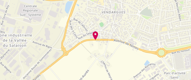 Plan de TotalEnergies Access RELAIS DE VENDARGUE, Route Nationale 113, 34740 Vendargues