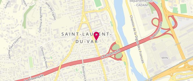 Plan de Access - TotalEnergies, 702. Avenue General de Gaulle, 06700 Saint-Laurent-du-Var