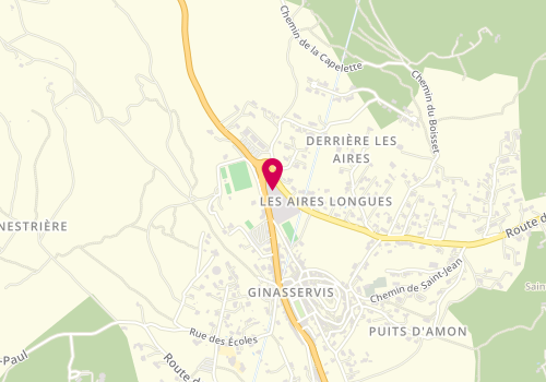 Plan de Intermarché Contact GINAVAR, Lieu-Dit la Plantude 23 Route de la Verdière, 83560 Ginasservis