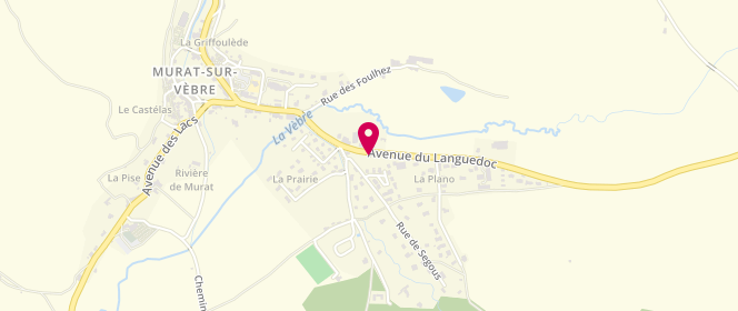Plan de Access - TotalEnergies, Avenue du Languedoc, 81320 Murat-sur-Vèbre