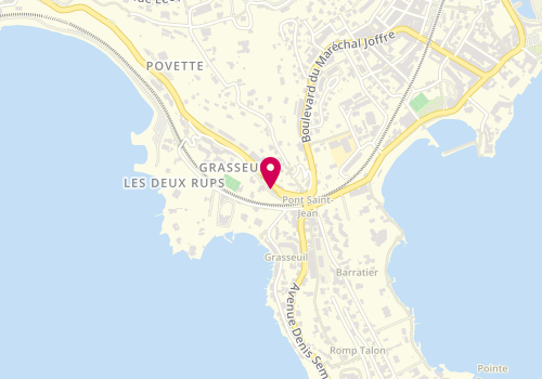 Plan de Access - TotalEnergies, 1280. Boulevard Napoleon 3, 06230 Villefranche-sur-Mer
