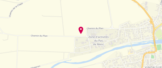 Plan de Carrefour Market Vinon, Chemin du Plan, 83560 Vinon-sur-Verdon
