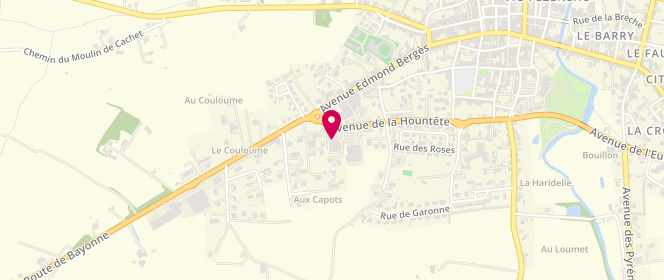 Plan de Carrefour Market, Rocade Sud, 32190 Vic-Fezensac