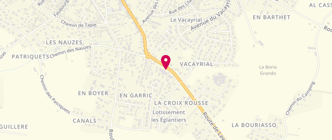 Plan de Access - TotalEnergies, Route de Lavaur, 81370 Saint Sulpice